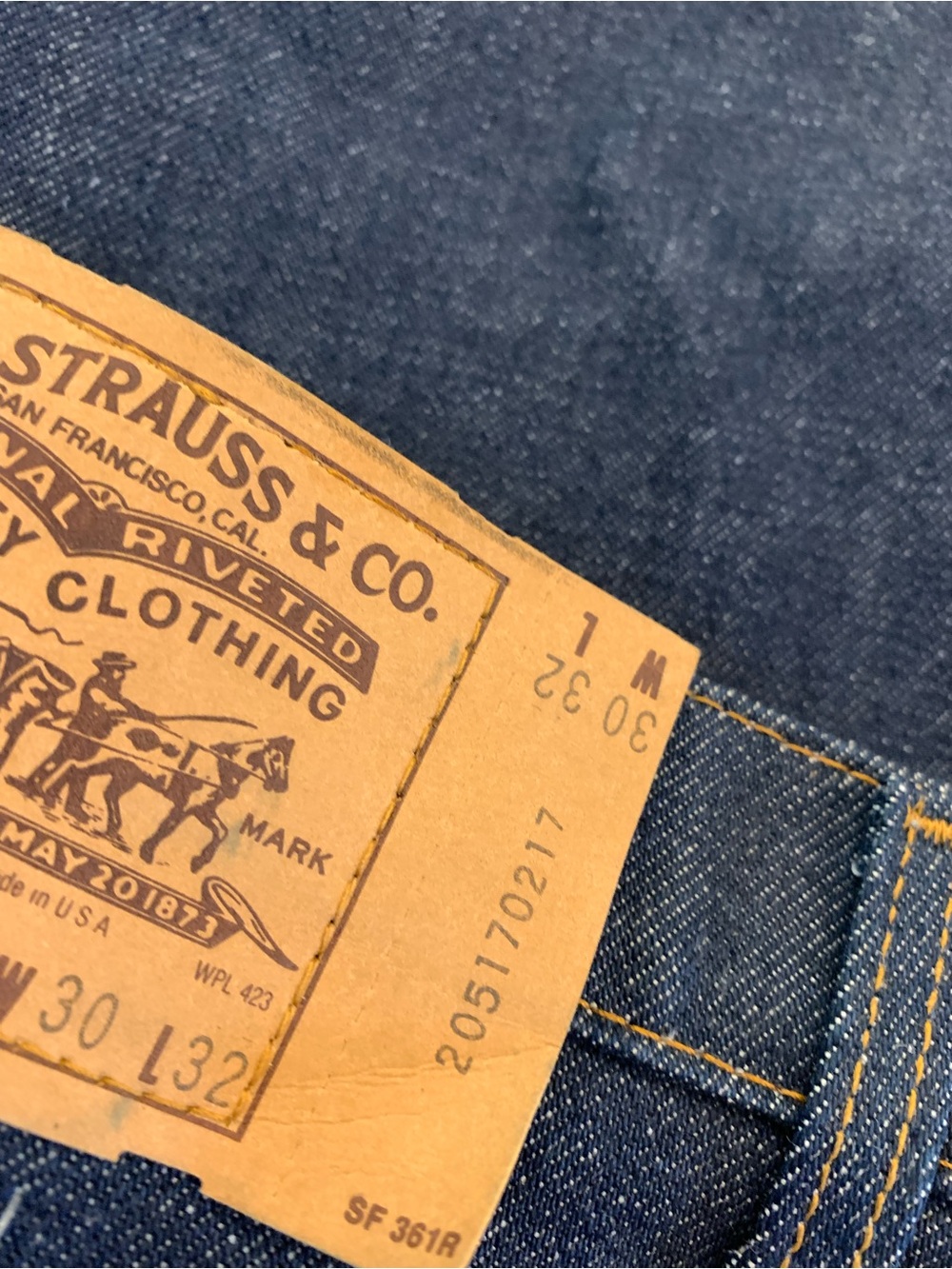 Vintage 1983 Levi's Jeans 517 Saddleman Boot Cut Men’s Size 30x32 NEW (Rare) - Picture 10 of 11